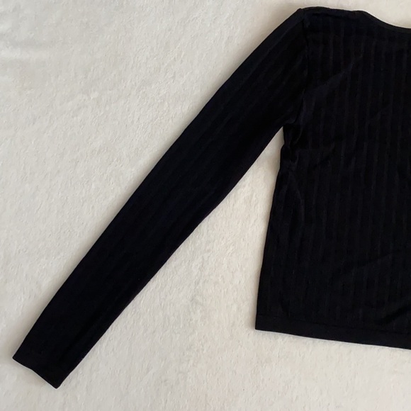 Intimately Free People | Lucy You Long Sleeve Rib Knit Layering Top Black (XS/S) - Picture 12 of 15